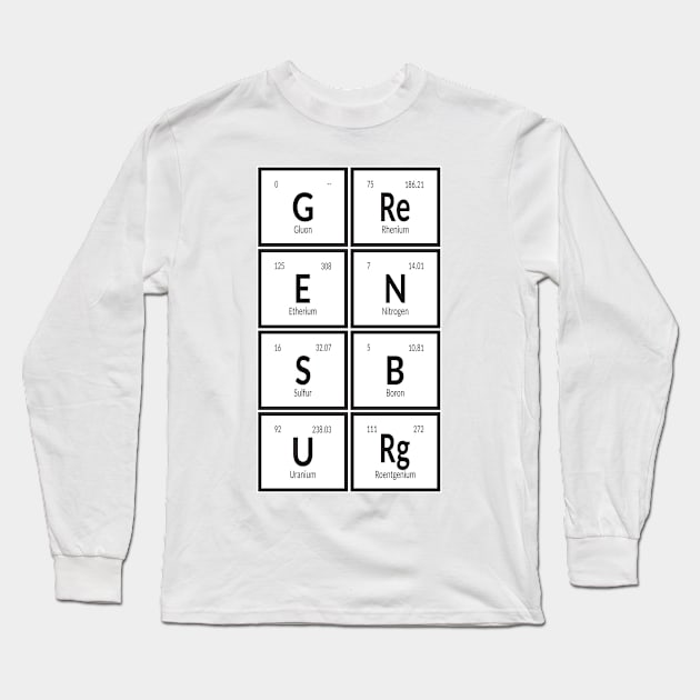 Greensburg of Elements Long Sleeve T-Shirt by Maozva-DSGN